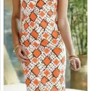Ashro Monica Dress Orange White  Dress Size 16